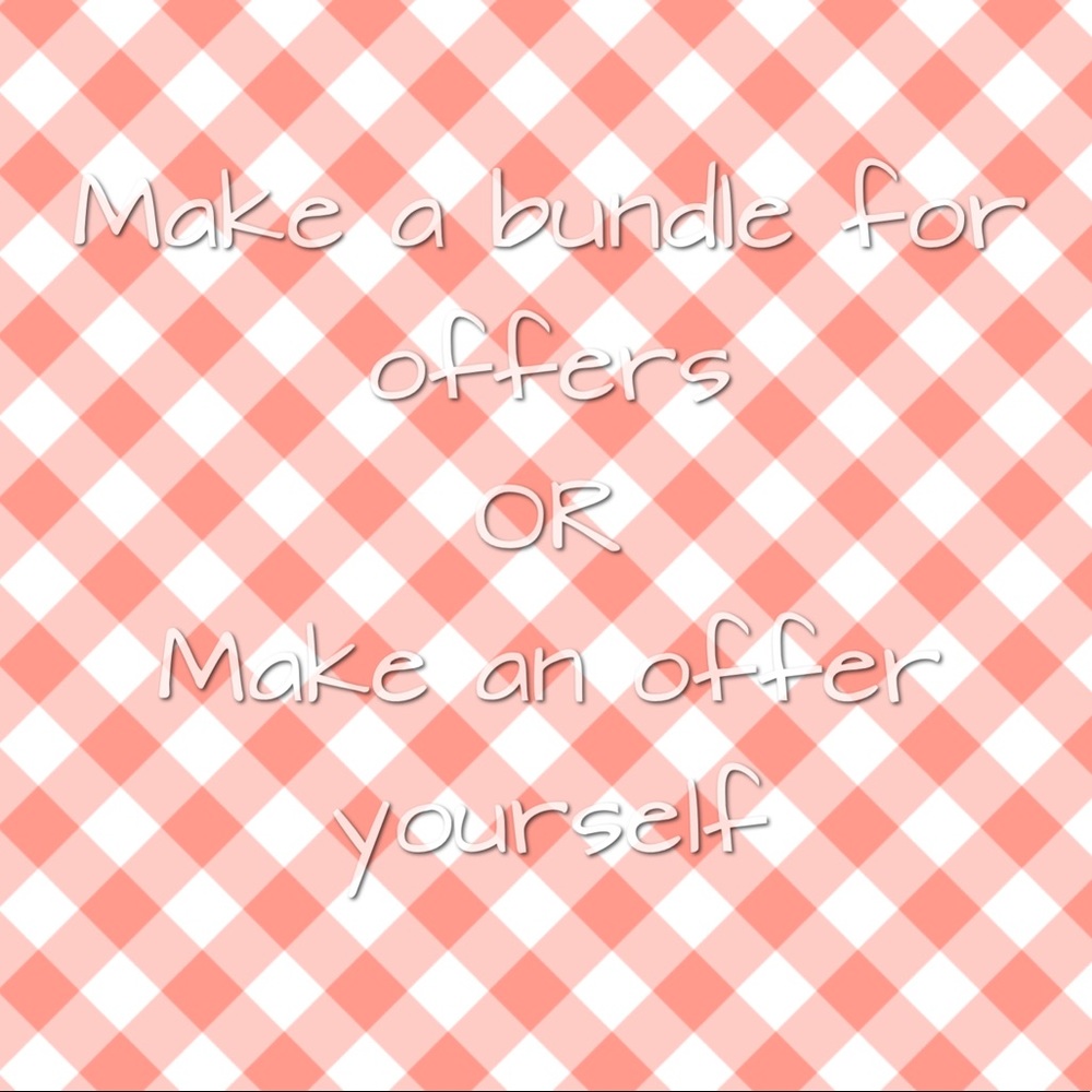 Make offers on items :) bundles or non bundles